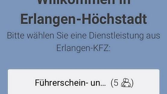 Auswahl per Knopfdruck: Führerschein oder Zulassung Foto: privat