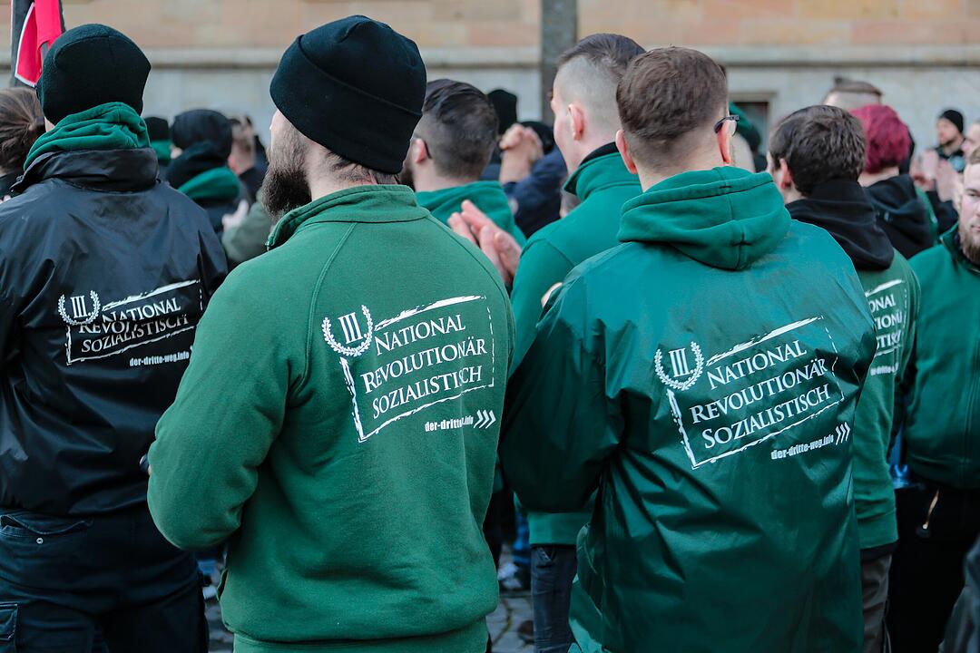 Fest der Demokratie, III. Weg und Anti-Nazi-Demonstrationen in Bamberg