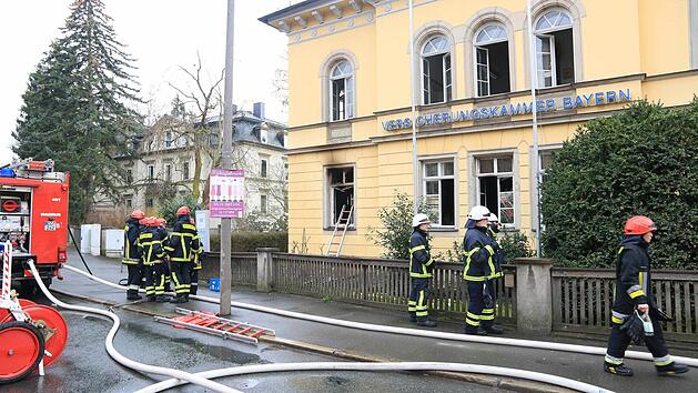 Einsatz am Ostersonntag 2016: Der nun verurteilte 42-Jährige aus dem Landkreis war für das Feuer verantwortlich. Foto: NEWS5 / Merzbach