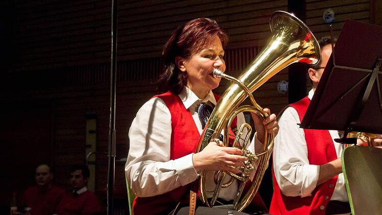 Impressionen vom Konzert des Jugendorchesters und des Musikvereins Rödental in der Franz-Goebel-Halle.Foto: Jochen Berger