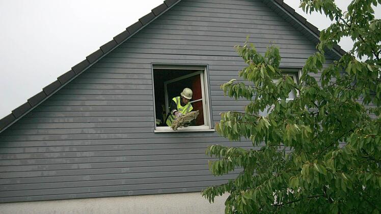 Beim Brand in Großheirath