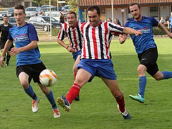 Der Lußberger Neuzugang Sven Bergmüller überzeugte mit zwei Treffern.  Fotos: Günther Geiling