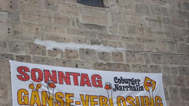 Die Narhalla f&uuml;hrt am Sonntag wieder die traditionelle G&auml;nseverlosung durch.