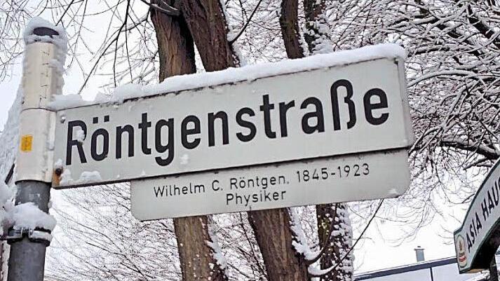 In der Röntgenstraße bewiesen die ermittelnden Beamten, dass sie einen "Röntgenblick" haben.  Foto: mb