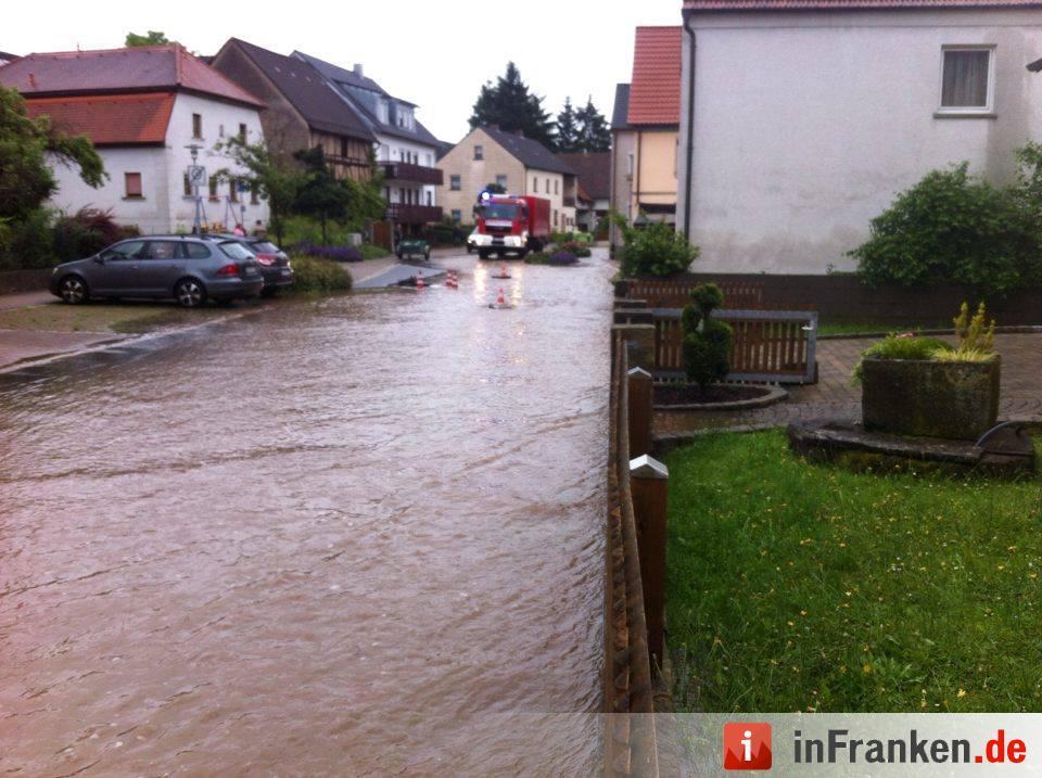 Hochwasser Landkreis Bamberg