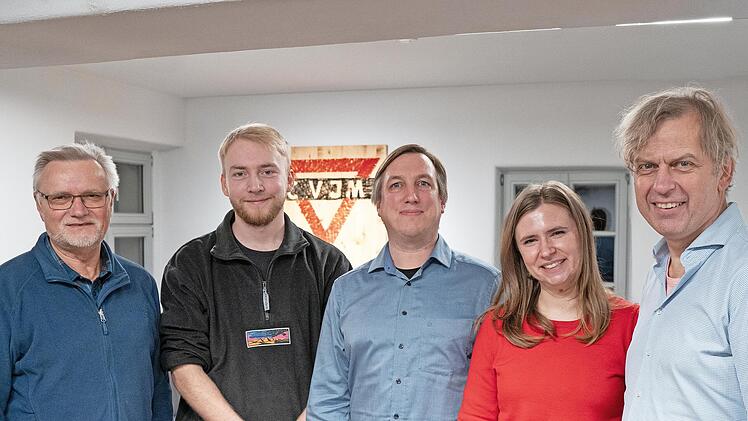 Der neue Vorstand des CVJM Kasendorf.