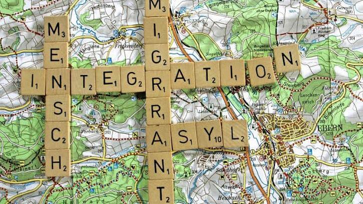 Die Asylproblematik hat den Landkreis Haßberge und die Stadt Ebern längst erreicht. Foto: Eckehard Kiesewetter