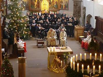 Im festlichen Rahmen erklang dies "Missa brevis" in G-Dur von Mozart.