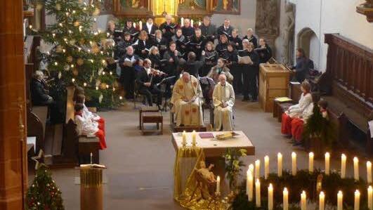 Im festlichen Rahmen erklang dies "Missa brevis" in G-Dur von Mozart.