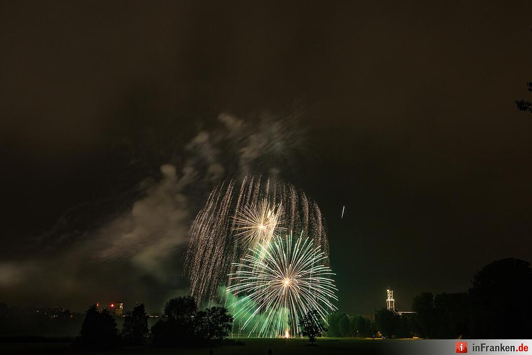 Abschlussfeuerwerk Michaelis Kirchweih 2015