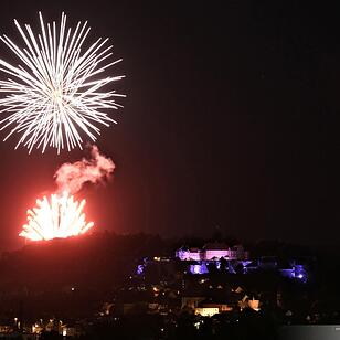 Feuerwerk am Kronacher Freischießen