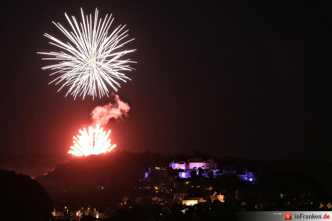 Feuerwerk am Kronacher Freischießen
