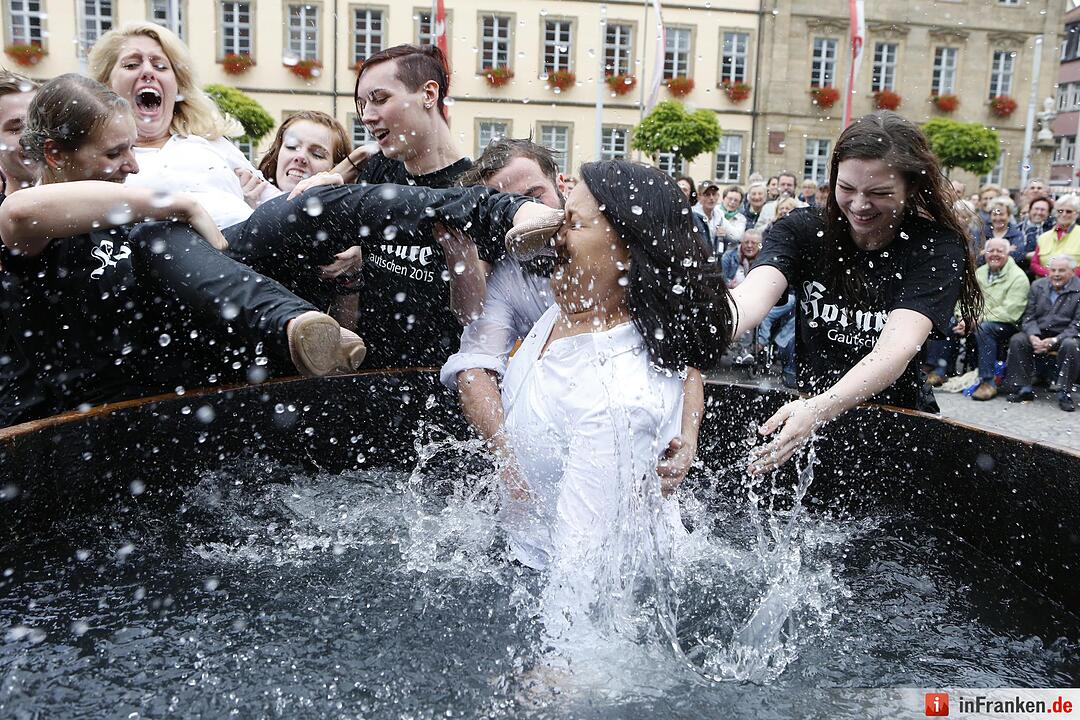 Gautschfeier 2015 der Mediengruppe Oberfranken in Bamberg