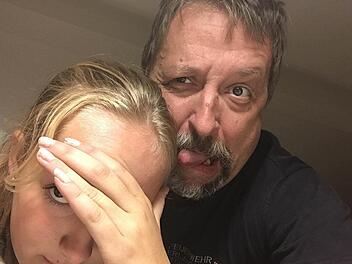 Blogger Michael Busch und seine Tochter Nicola.