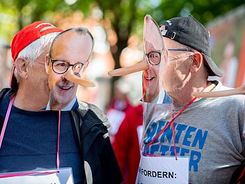 Nationale Maritime Konferenz in Emden - Demonstrationen