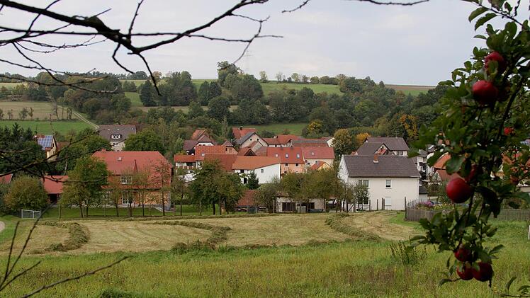 Blick auf das Bauerwartungsland "Eichholz" in Schönbrunn. Günther Geiling