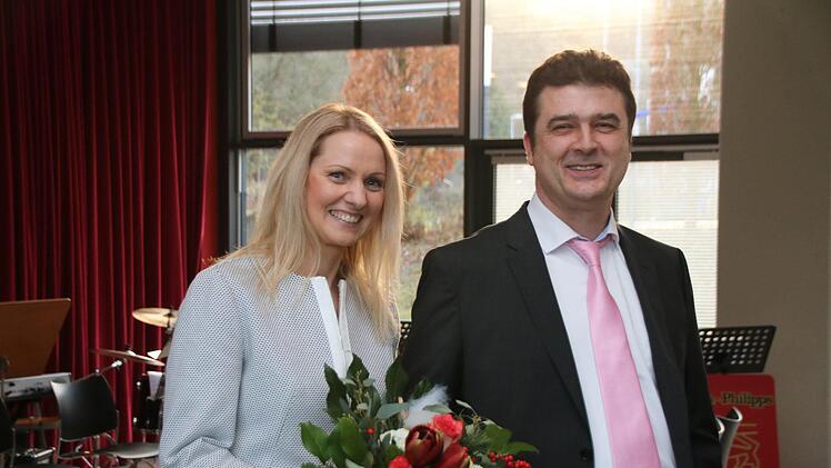 Geschafft: Andrea und Peter Rottmann nach der Einführungsfeier. Thomas Malz