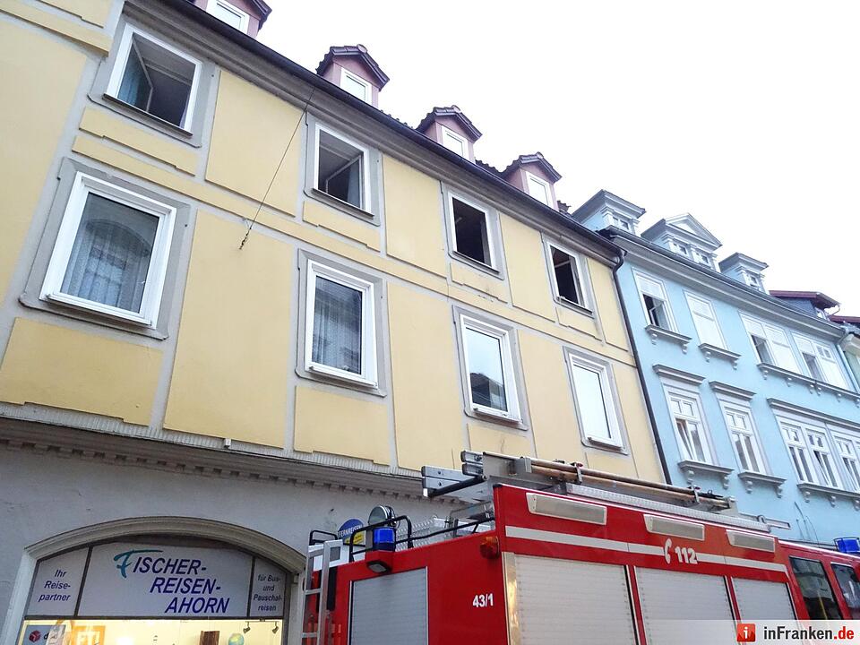 Brand in Coburger Innenstadt - der Tag danach