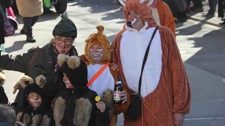 Faschingsumzug in Oberlangenstadt. Foto: Veronika Schadeck