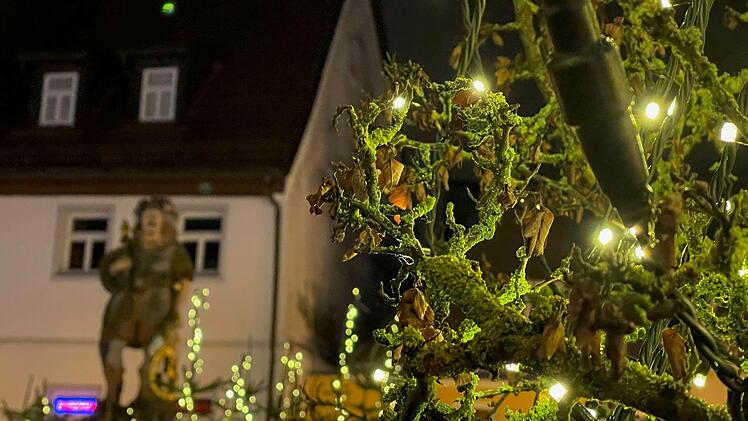 Stimmungsvoll: die Kulmbacher Weihnachtsbeleuchtung. Foto: Jürgen Gärtner