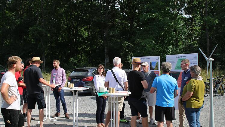 Eindrücke von der Einweihung des Sulzthaler Windparks. Foto: Hilmar Ruppert