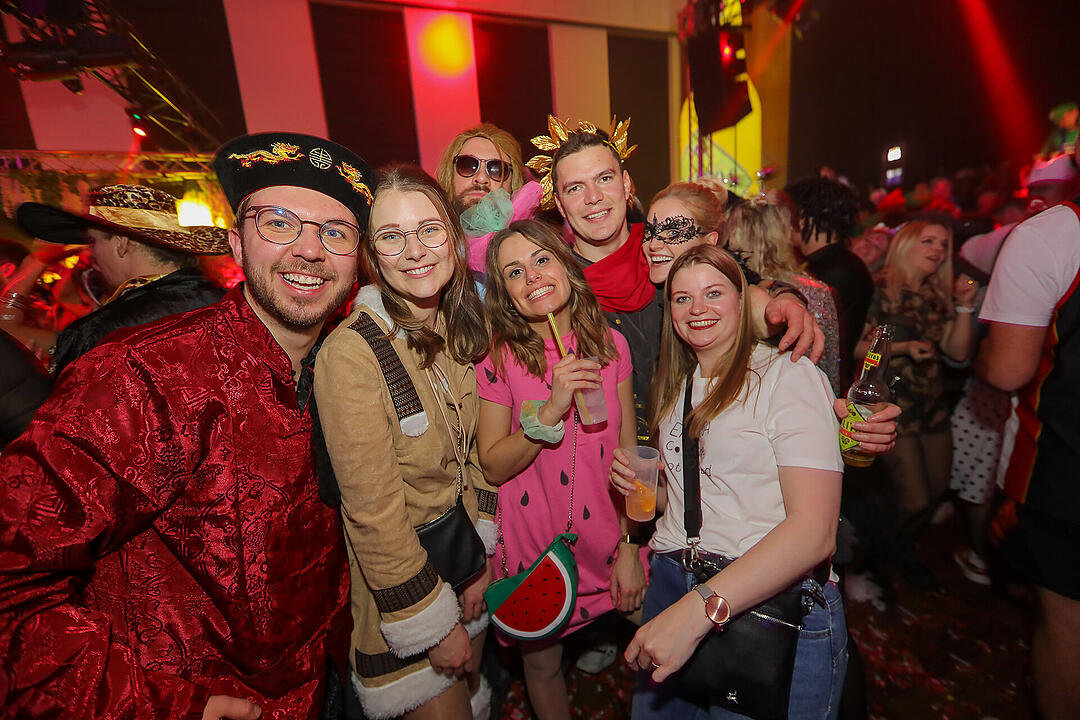 Beste Partystimmung in der Stadthalle