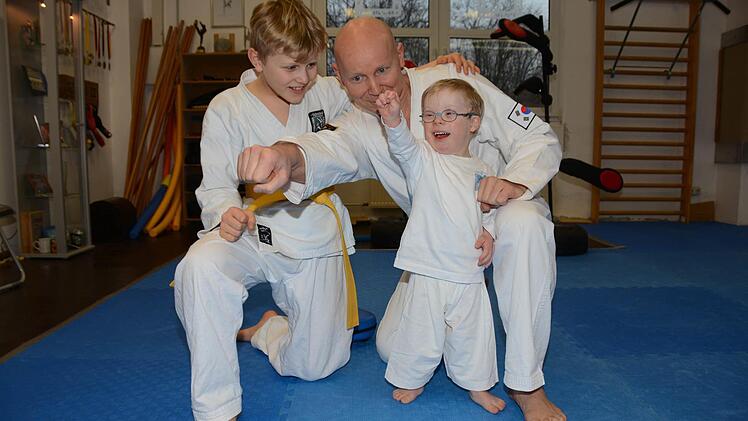 Familie Amman ist Taekwon-Do-begeistert. Foto: Dagmar Besand
