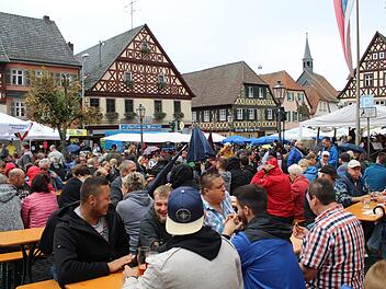 Bierfest in Bad Staffelstein: noch Vormittag und doch schon gut besucht Markus Häggberg