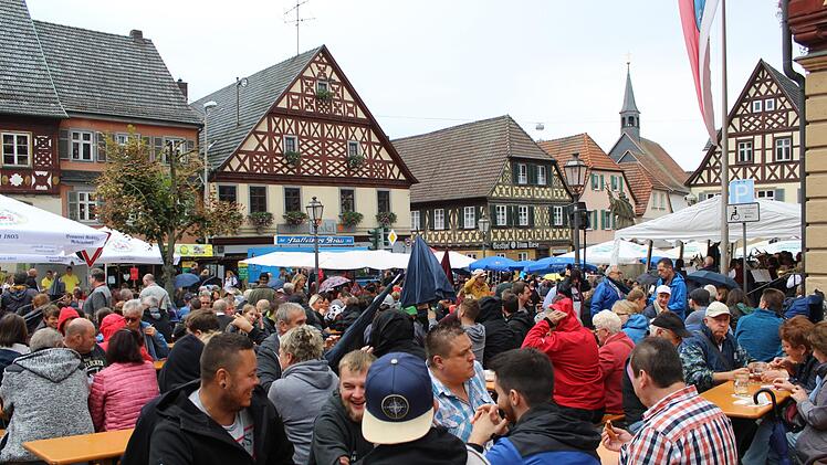 Bierfest in Bad Staffelstein: noch Vormittag und doch schon gut besucht Markus Häggberg