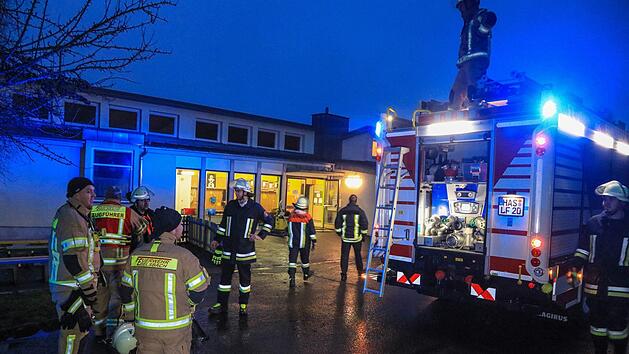 In einer Schule der Lebenshilfe im unterfr&auml;nkischen Stettfeld ist am Mittwoch ein Feuer ausgebrochen. Foto: News5/Merzbach