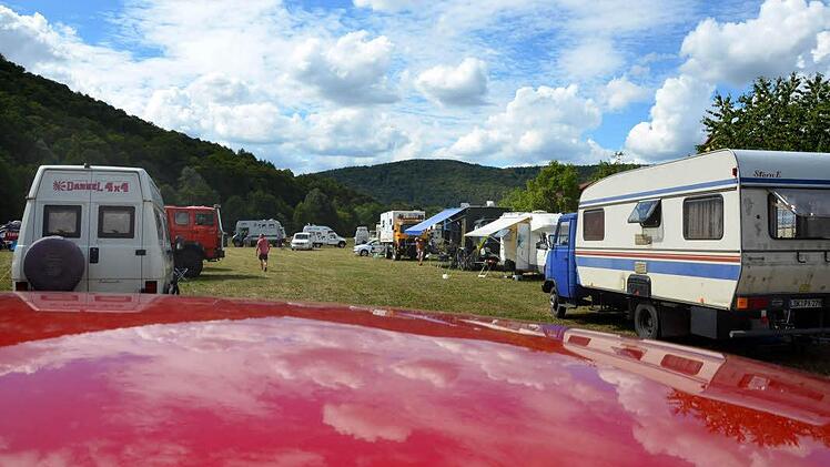 Globetrotter-Treff in Nickersfelden.Peter Rauch