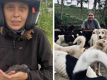 Fränkin Eileen(20) wandert aus, um Hunde zu retten - dann gibt es Morddrohungen