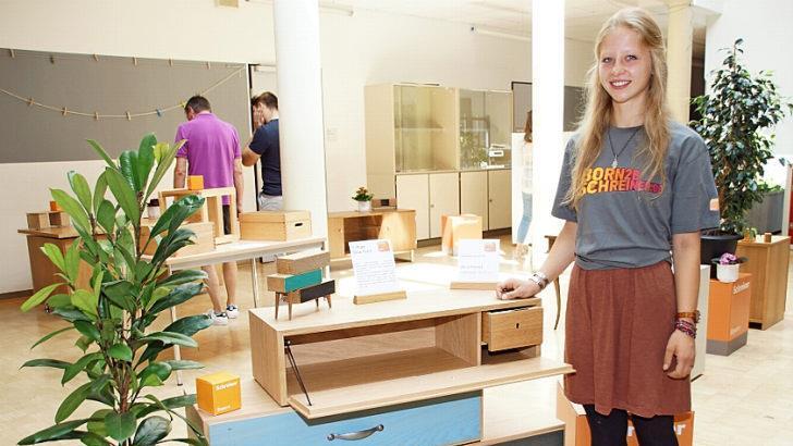 Alina Eckert wurde für ihr Gesellenstück mit dem ersten Preis im Wettbewerb "Die gute Form" ausgezeichnet.