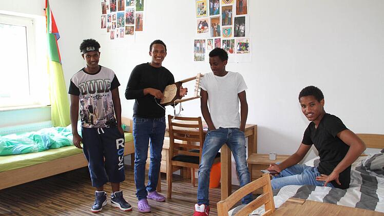 Die Jugendlichen haben in Burgkunstadt eine neue Heimat gefunden. Fotos: Gerda Völk