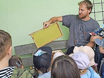 Besuch beim Imker Lukas Keller