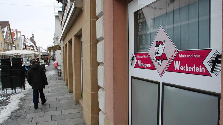Die geschlossene Filiale in der Forchheimer Fußgängerzone.  Foto: Oswald