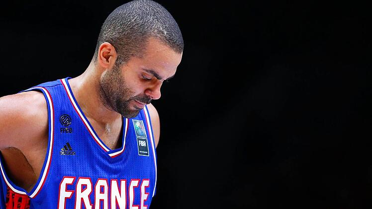 Tony Parker konnte Frankreich nicht zur Titelverteidigung führen. Zehn Punkte erzielte er bei miserabler Trefferquote von 24 Prozent (4 von 17). Foto: Sebastien Nogier/dpa