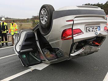 Unfall auf der A70 bei Stadelhofen Foto: News5/Herse