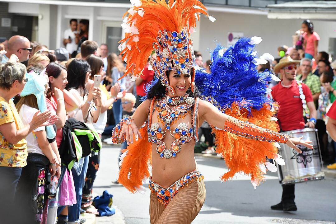 Umzug beim Samba-Festival in Coburg