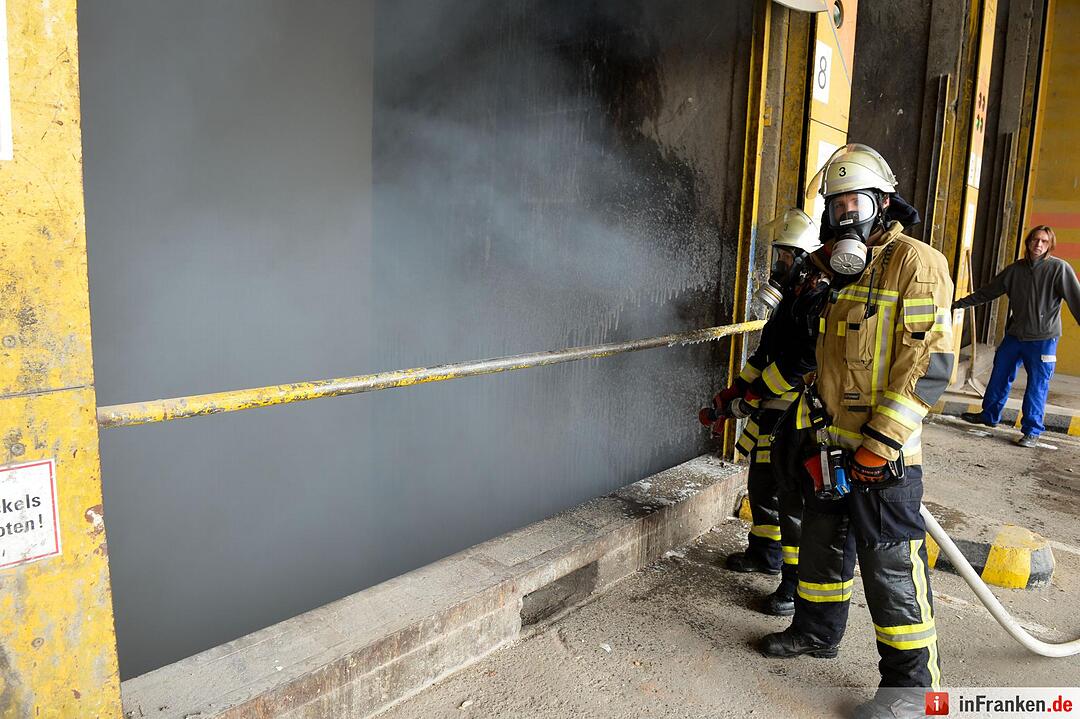 Brand in Müllheizkraftwerk