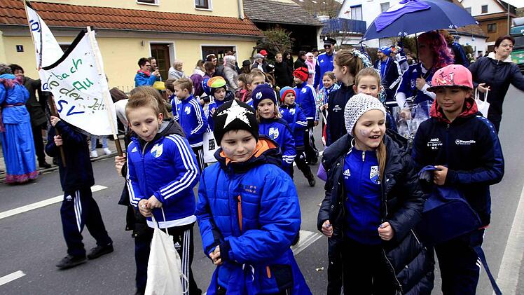 Impressionen vom Faschingsumzug der Weisendorfer Blummazupfer. Foto: Richard Sänger