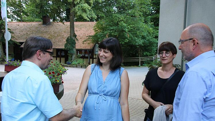 Begrüßung der Gäste. Foto: Jürgen Gärtner