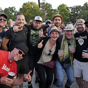 Bestes Wetter und super Stimmung am ersten RIP Tag.