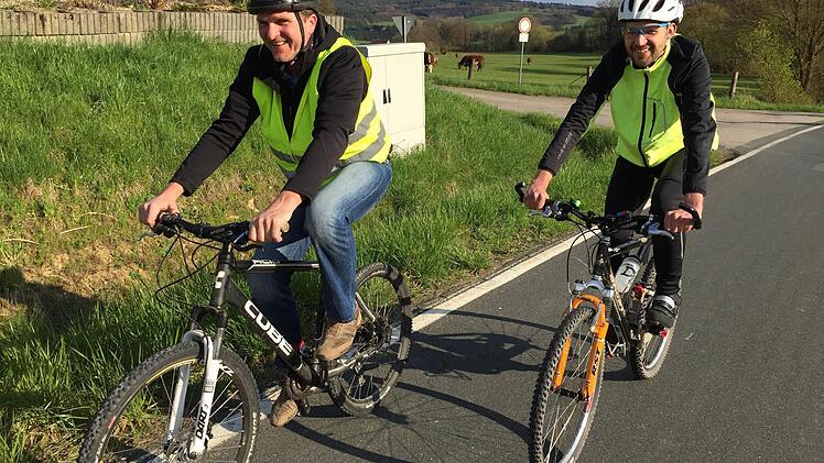 Fahrradtour mit CSU-Bürgermeister-Kandidat Robert Bosch. Foto: Jürgen Gärtner