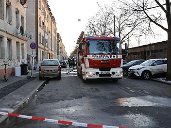 Nürnberg Gostenhof: Feuerwehr löscht Brand