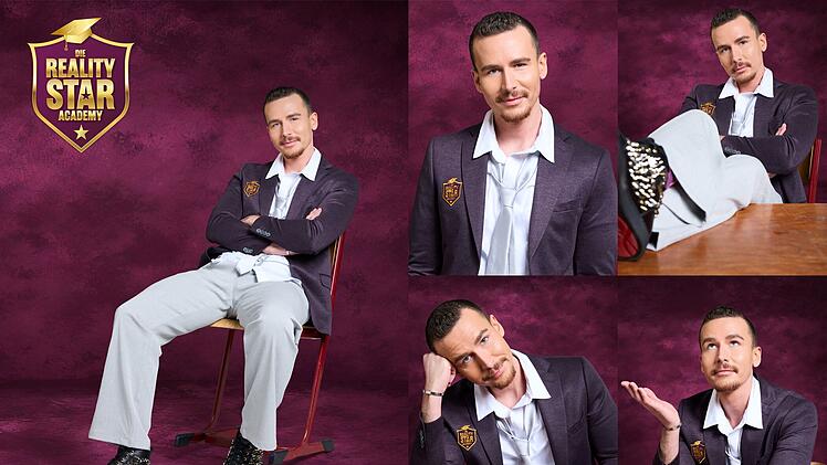 Es dauert nicht lange, da ist TV-Hellseher Florian von der Konkurrenz an der "Realitystar Academy" genervt.