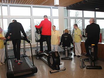 Die physikalische Abteilung des Münnerstädter Thoraxzentrums soll im Laufe des Jahres 2017 umgebaut werden. An der Klinik ist alles dafür vorbereitet. Die Abteilung ist bereits in den Bereich der früheren Cafeteria ausgelagert.  Foto: Heike Beudert