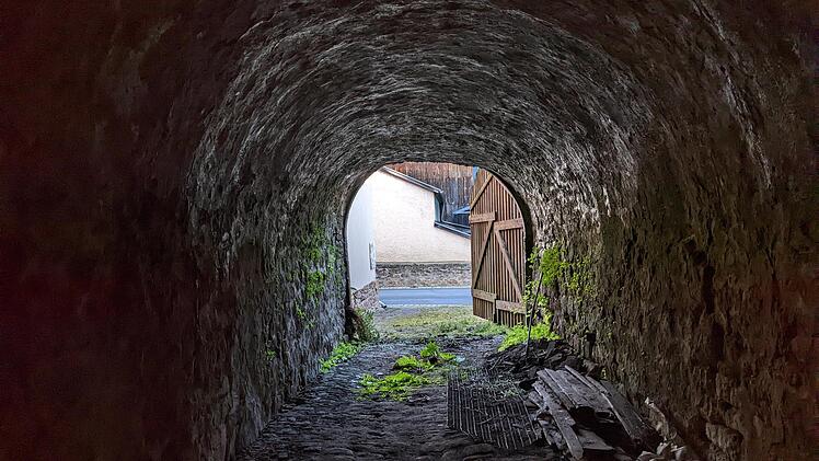 Der Blick von innen nach außen. Foto: Ellen Mützel