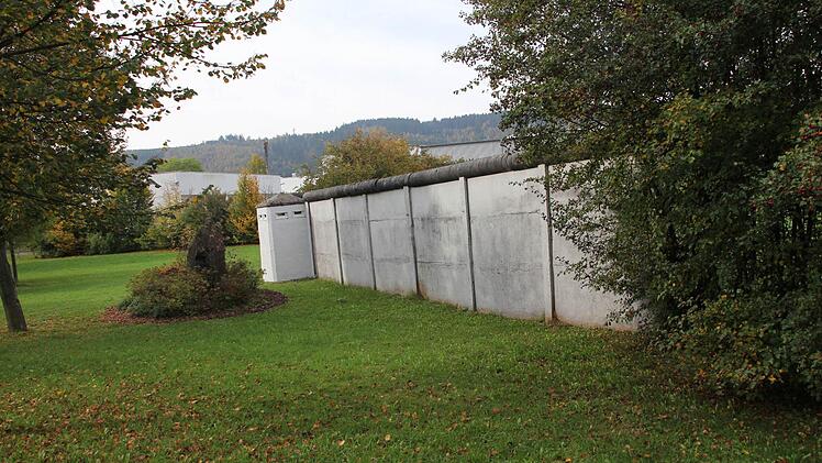 Die Mauer Welitscher Seite - sie stand aber zig Meter auf DDR-Gebiet. Foto: Friedwald Schedel