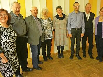 Die Geehrten des Liederkranzes Foto: p